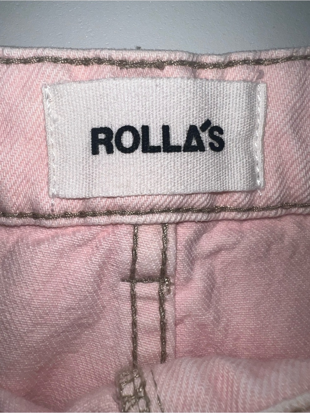 ROLLA'S 80s Pink Sailor High-Rise Wide Leg Jeans Sz 26 - Picture 6 of 16